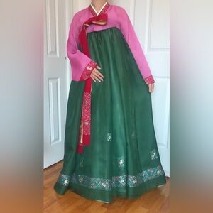 Vintage Korean Traditional Hanbok Dress